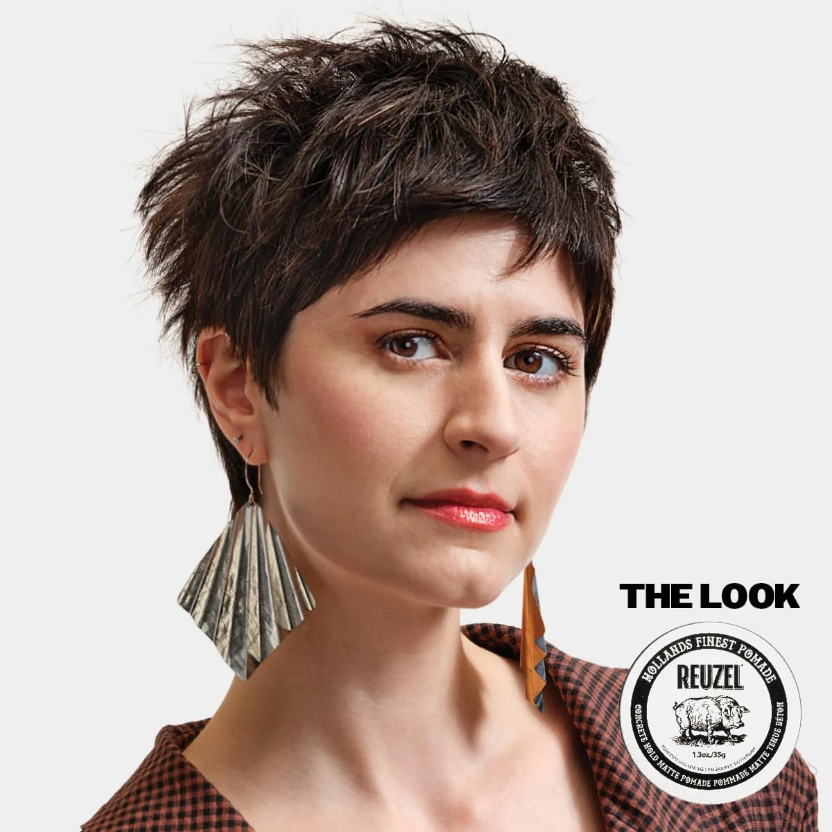 پماد موی مات REUZEL Concrete Hold - حفظ ظاهر آراسته - براق کننده مو - استفاده آسان - رایحه ملایم مردانه - بدون سولفات، پارابن و تست حیوانی - 113 گرم