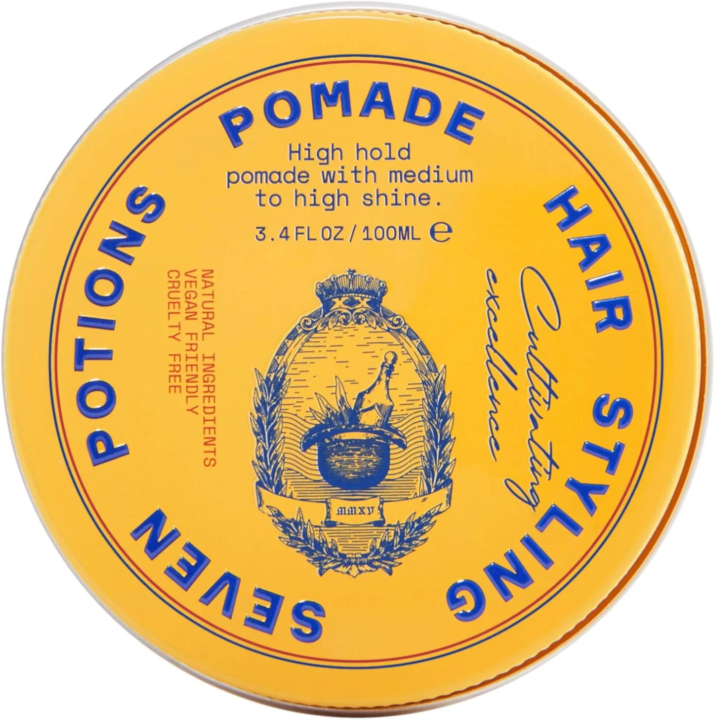 پماد حالت دهنده مو مردانه سِوِن پوشنز 100 میلی لیتر - درخشش بالا - قدرت نگهداری بالا - پایه آب - طبیعی، ارگانیک، وگان، بدون تست حیوانی