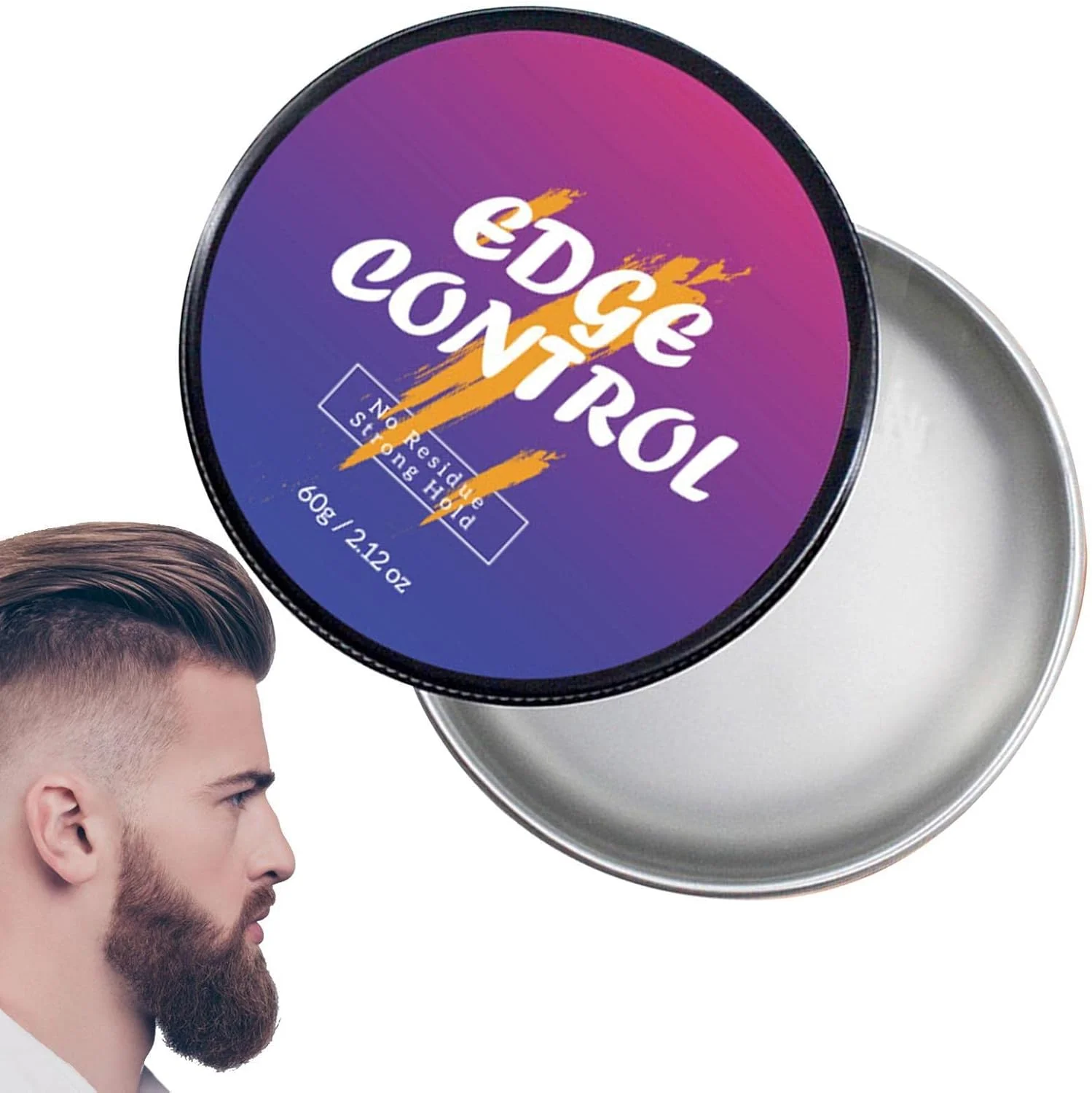 پماد مو، 60 گرم، بدون چربی، نگهدارنده 18 ساعته، ژل حالت دهنده مو، صاف کننده مو برای از بین بردن وز و موخوره