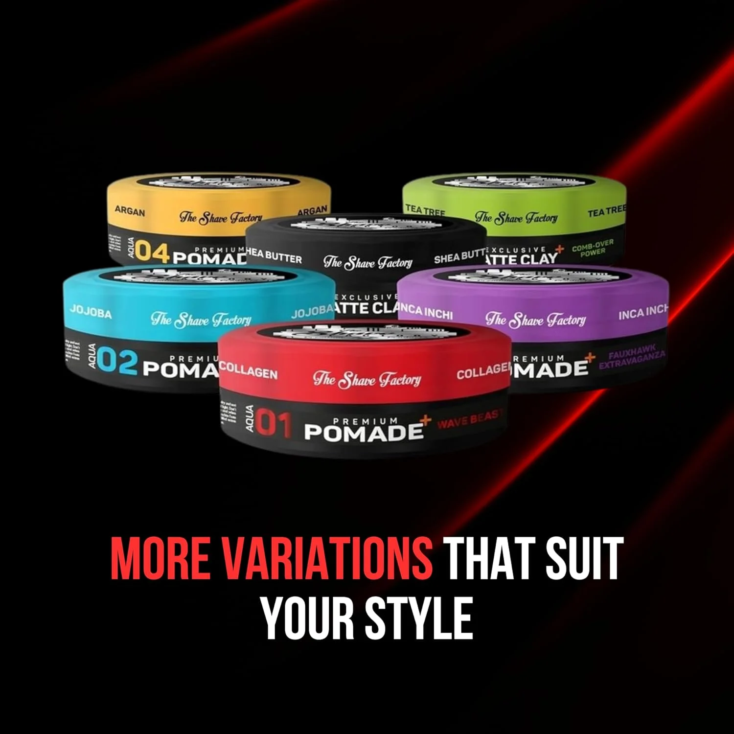 پماد موی ممتاز شیوی فکتوری مدل 01 Wave Beast حاوی کلاژن، با قدرت نگهداری و درخشش فوق العاده، 150 میلی لیتر