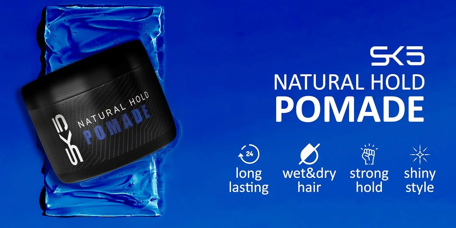 پماد حالت دهنده مو SK5 با نگهداری طبیعی - مراقبت از مو غنی شده با ویتامین، 150 میلی لیتر