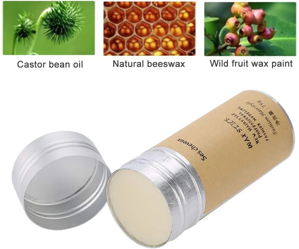 استیک واکس 75 گرمی، واکس مو، پماد مو، واکس موی طبیعی بر پایه آب، استیک واکس حالت دهنده مو
