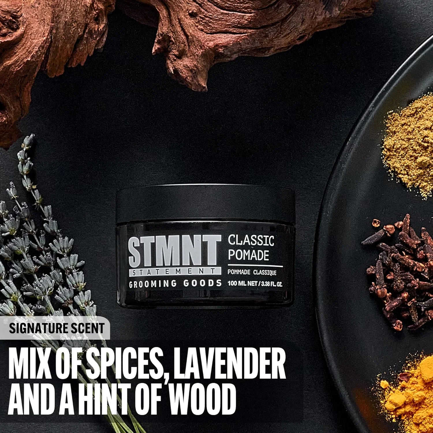 پماد حالت دهنده مو کلاسیک STMNT، 100 میلی لیتر، درخشش طبیعی و کنترل قوی پماد حالت دهنده مو کلاسیک STMNT، 100 میلی لیتر، درخشش طبیعی و کنترل قوی