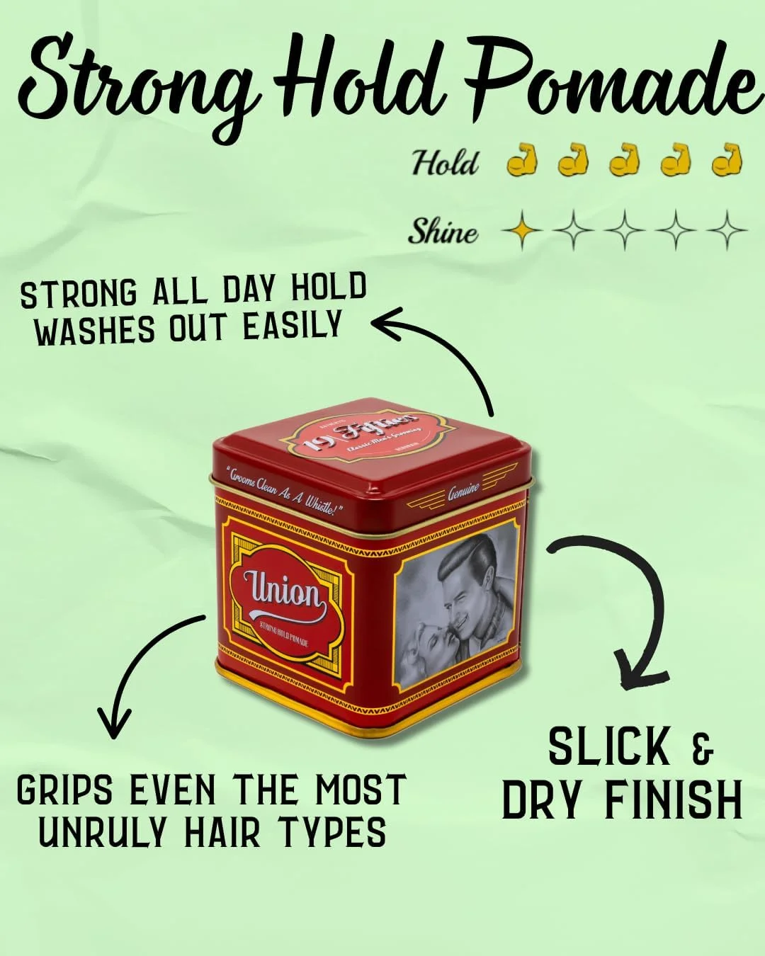 پماد حالت دهنده قوی مو مردانه - 120 میلی لیتر، قوطی فلزی زیبا، حالت دهی محکم در تمام روز، به راحتی با آب شسته می شود، درخشش کم و رایحه ای شگفت انگیز - ایده آل برای حالت دادن مو پماد حالت دهنده قوی مو مردانه - 120 میلی لیتر، قوطی فلزی زیبا، حالت دهی محکم در تمام روز، به راحتی با آب شسته می شود، درخشش کم و رایحه ای شگفت انگیز - ایده آل برای حالت دادن مو