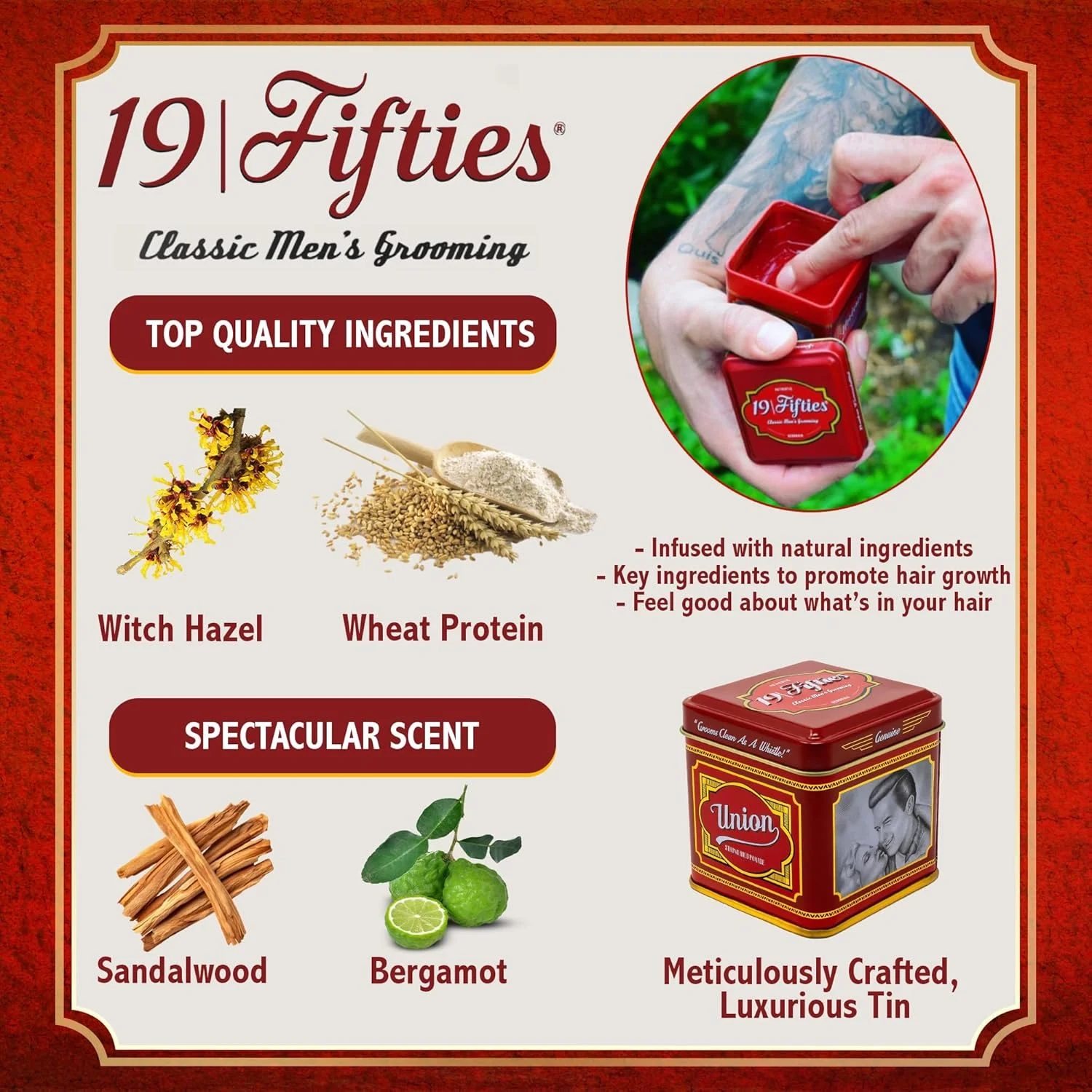 پماد حالت دهنده قوی مو مردانه - 120 میلی لیتر، قوطی فلزی زیبا، حالت دهی محکم در تمام روز، به راحتی با آب شسته می شود، درخشش کم و رایحه ای شگفت انگیز - ایده آل برای حالت دادن مو پماد حالت دهنده قوی مو مردانه - 120 میلی لیتر، قوطی فلزی زیبا، حالت دهی محکم در تمام روز، به راحتی با آب شسته می شود، درخشش کم و رایحه ای شگفت انگیز - ایده آل برای حالت دادن مو