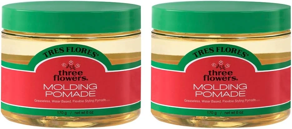 پک حالت دهنده موی مردانه Three Flowers، 170 گرمی (2 عددی) پماد حالت دهنده