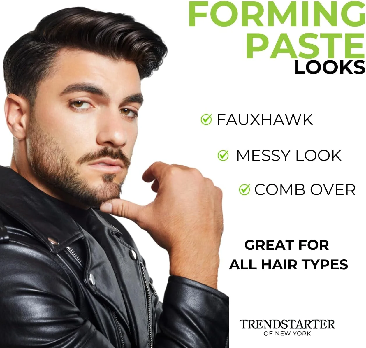 ترنداستارتر - بسته نمونه پوماد - قبل از خرید تست کنید - واکس مات - خمیر حالت دهنده - فیبر ضخیم کننده - پوماد پلاس (چهار نمونه 7 گرمی)