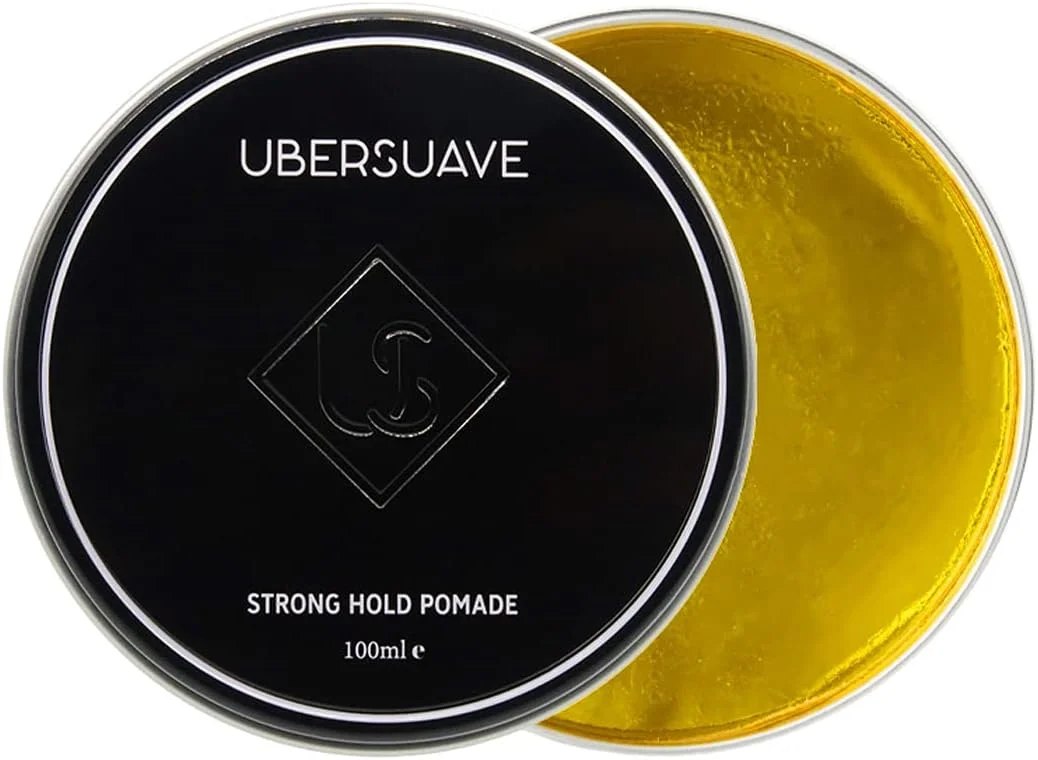 سری حالت دهنده مو Ubersuave (100 میلی لیتر) - پماد مو برای آقایان - پوشش مات، نگهداری حداکثری، بدون ایجاد شوره، مناسب برای انواع مو، بر پایه آب، رایحه ادکلن گلی (پماد با نگهداری قوی)