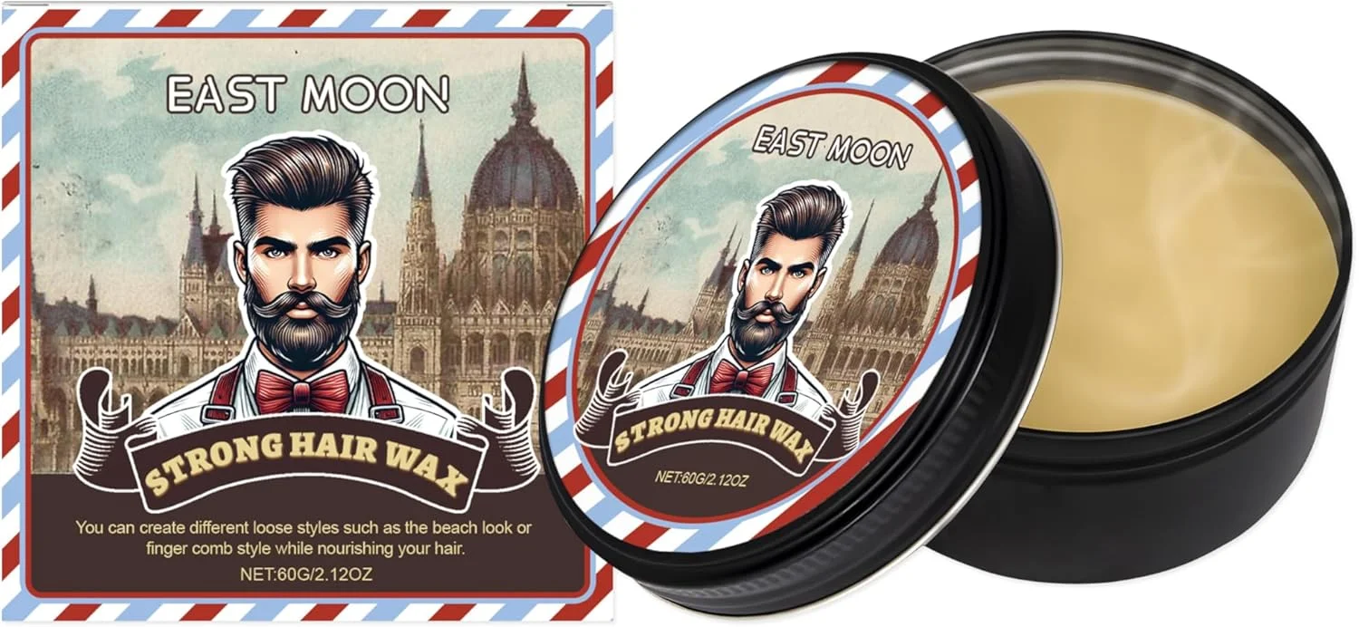 پماد موی مردانه بر پایه آب، حالت دهنده قوی و ماندگار، از بین برنده وز مو، ضد آب، مغذی مو و ریش، فرمول موم طبیعی، ایده آل برای ظاهری صاف و منظم