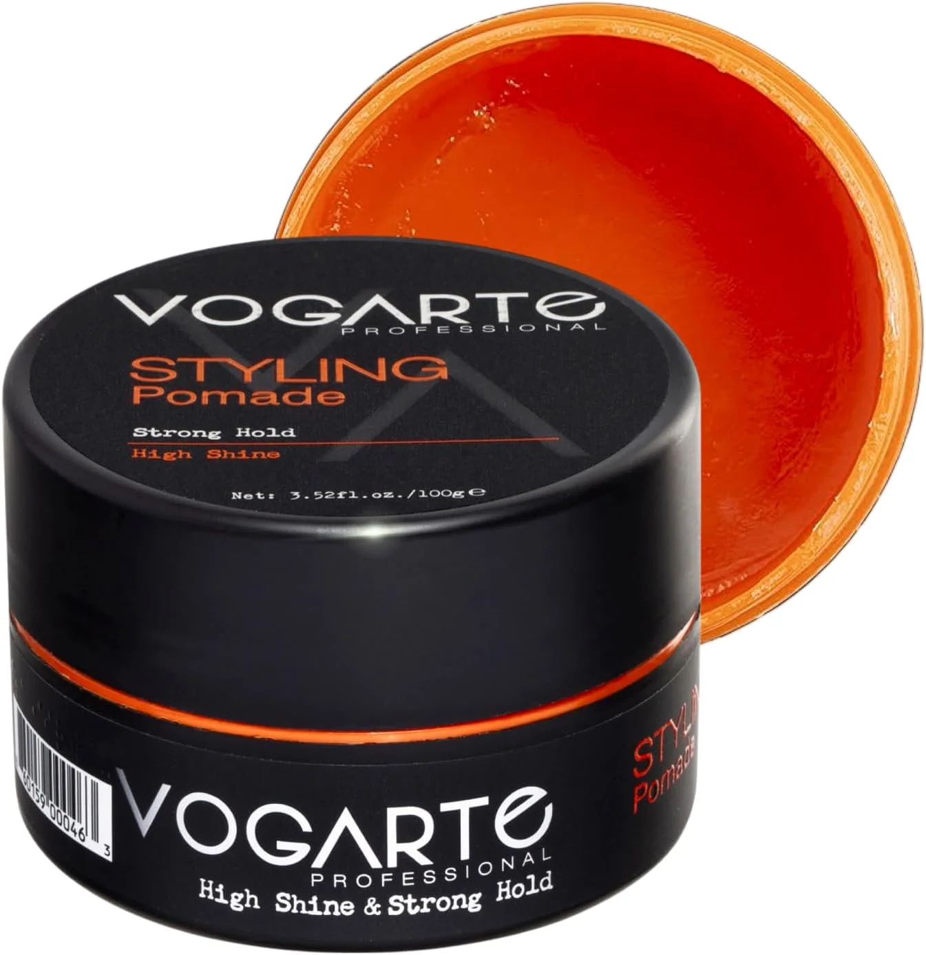 پماد حالت دهنده مو مردانه Vogarte، با قدرت نگهداری قوی و درخشش متوسط، واکس مو بر پایه آب، محصول پیرایش کلاسیک آقایان، نگهداری انعطاف پذیر در تمام طول روز، شستشوی آسان، 100 گرم