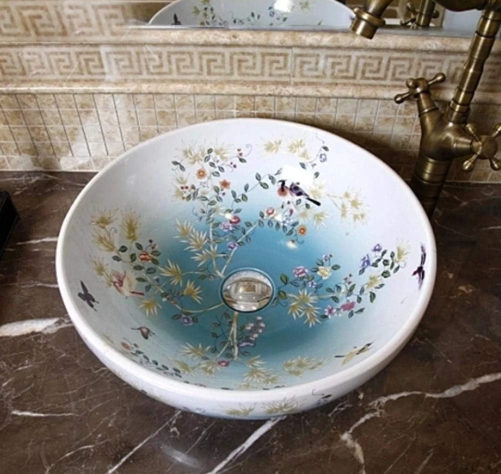روشویی گرانیتی، کاسه روشویی سرامیکی هنری، کاسه روشویی، روشویی سرامیکی، طراحی روشویی - فقط کاسه