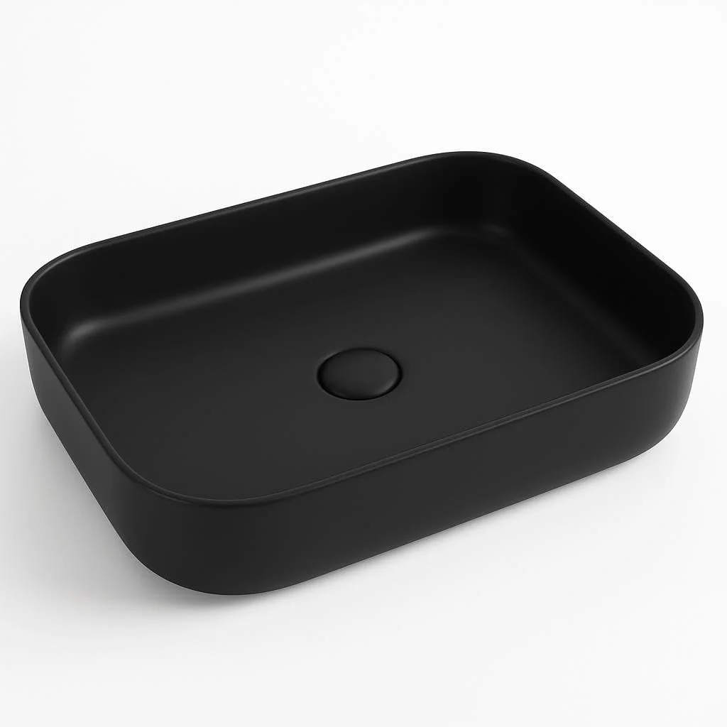 روشویی روکار مشکی مات Konig برای حمام های مدرن