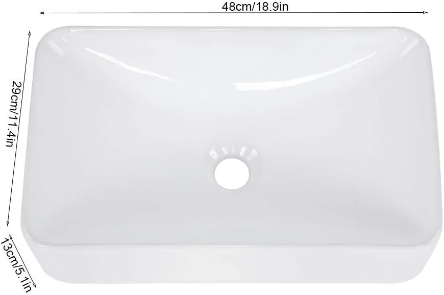 روشویی سرامیکی کودکانه ESPRIT KIDS، روشویی سفید، روشویی دستی، روشویی سرامیکی، روشویی دستی، روشویی دستی، روکار، مستطیلی، مناسب حمام