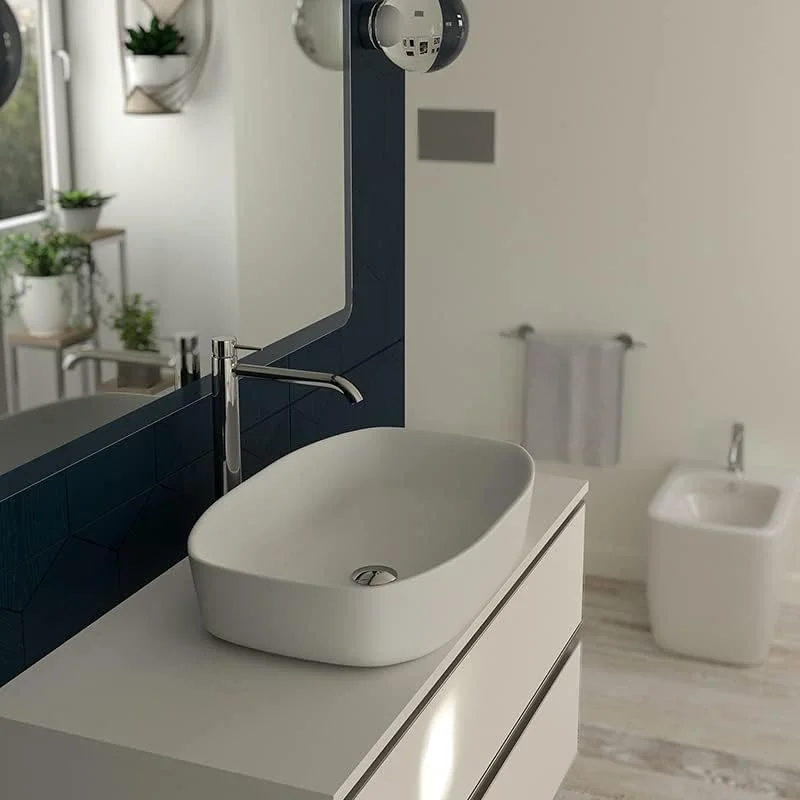 روشویی سرامیکی روکار ارکوس، بدون سرریز