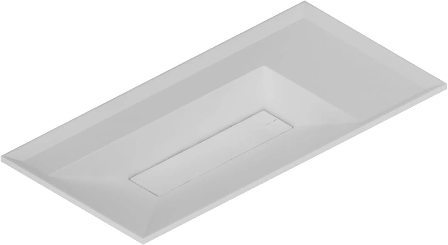 روشویی روکار سرامیک RAK، سفید مات، 1000x500x150 میلی متر