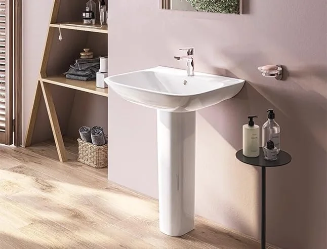 روشویی سرامیک RAK، 65 سانتی متر - 1 سوراخ شیر | روشویی مستطیلی برای حمام، سفید آلپاین | روشویی مدرن برای حمام و سرویس بهداشتی (فقط روشویی - پایه شامل نمی شود) (ORG0101AWHA) روشویی سرامیک RAK، 65 سانتی متر - 1 سوراخ شیر | روشویی مستطیلی برای حمام، سفید آلپاین | روشویی مدرن برای حمام و سرویس بهداشتی (فقط روشویی - پایه شامل نمی شود) (ORG0101AWHA)