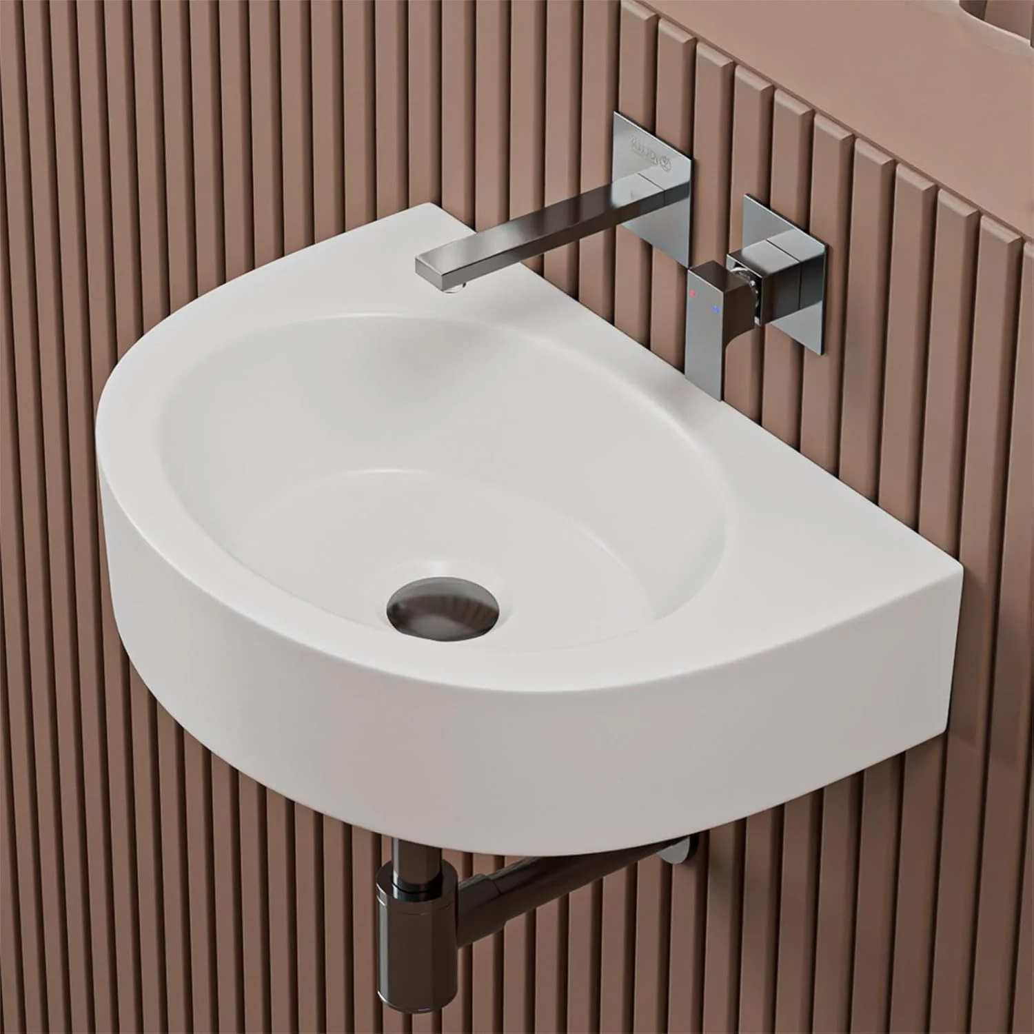 روشویی سرامیکی رومیزی و دیواری سیون REX پریمیوم (35.5 در 22.8 سانتی متر)