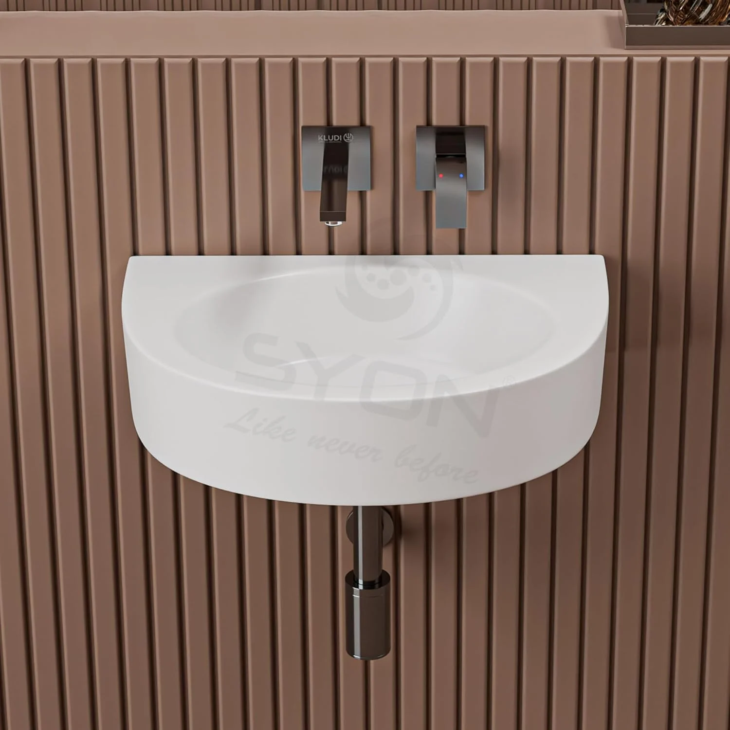 روشویی سرامیکی رومیزی و دیواری سیون REX پریمیوم (35.5 در 22.8 سانتی متر)