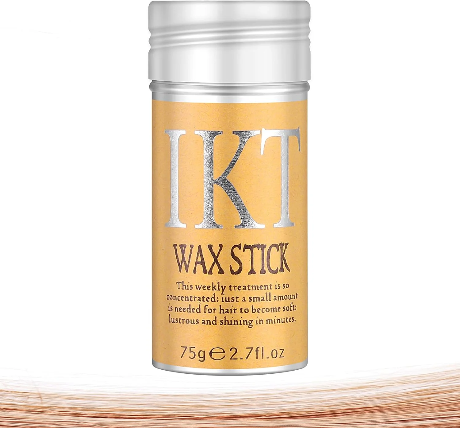 استیک واکس مو برای کلاه گیس و حالت دادن به مو - کنترل لبه ها، پماد غیر چرب برای موهای وز و پرز دار، 76 گرم