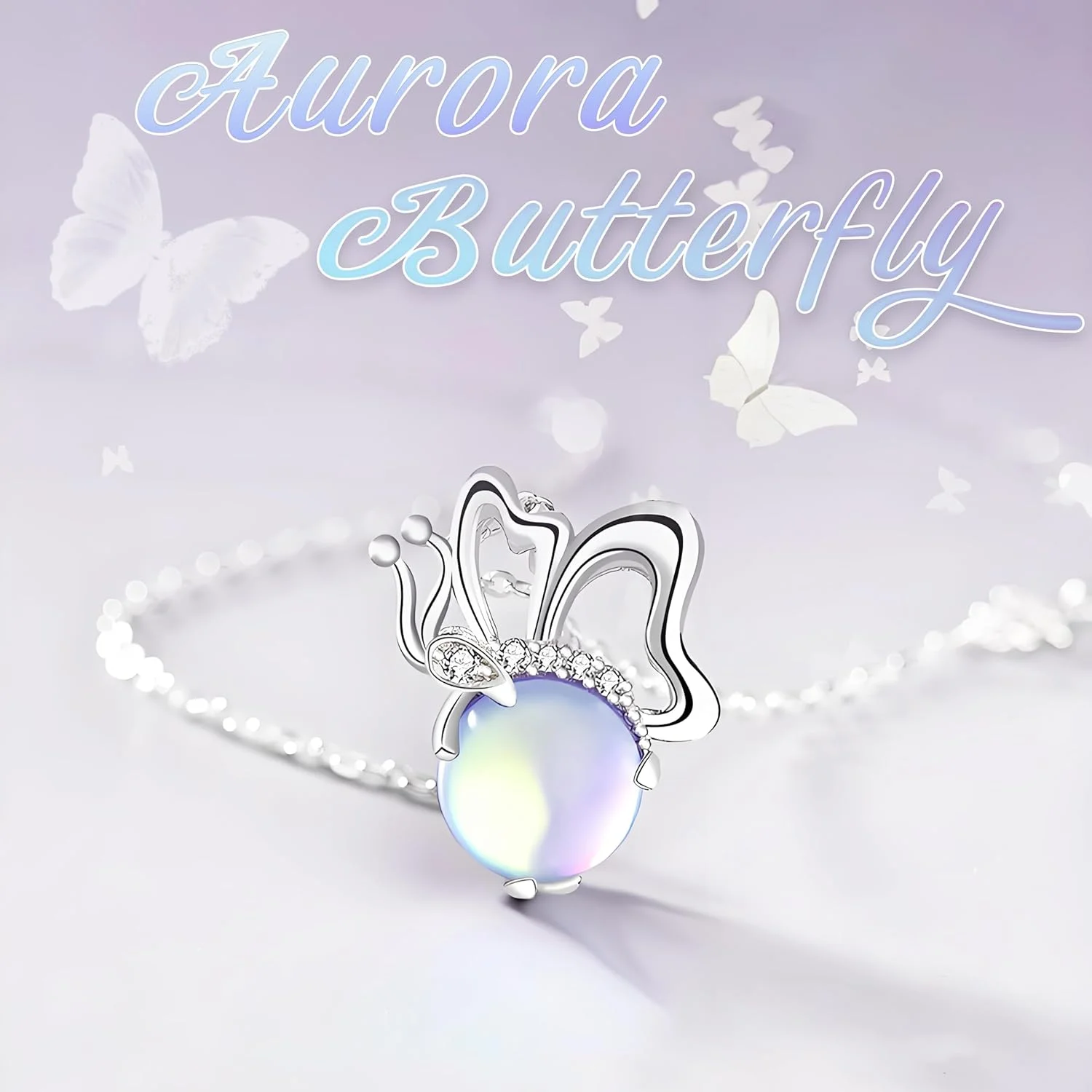 گردنبند پروانه نقره استرلینگ 925 برای زنان، جواهرات ظریف و مینیمالیستی نماد تحول، جعبه هدیه با کارت و پاکت، هدیه ای عالی برای تولد، سالگرد یا روز مادر گردنبند پروانه نقره استرلینگ 925 برای زنان، جواهرات ظریف و مینیمالیستی نماد تحول، جعبه هدیه با کارت و پاکت، هدیه ای عالی برای تولد، سالگرد یا روز مادر