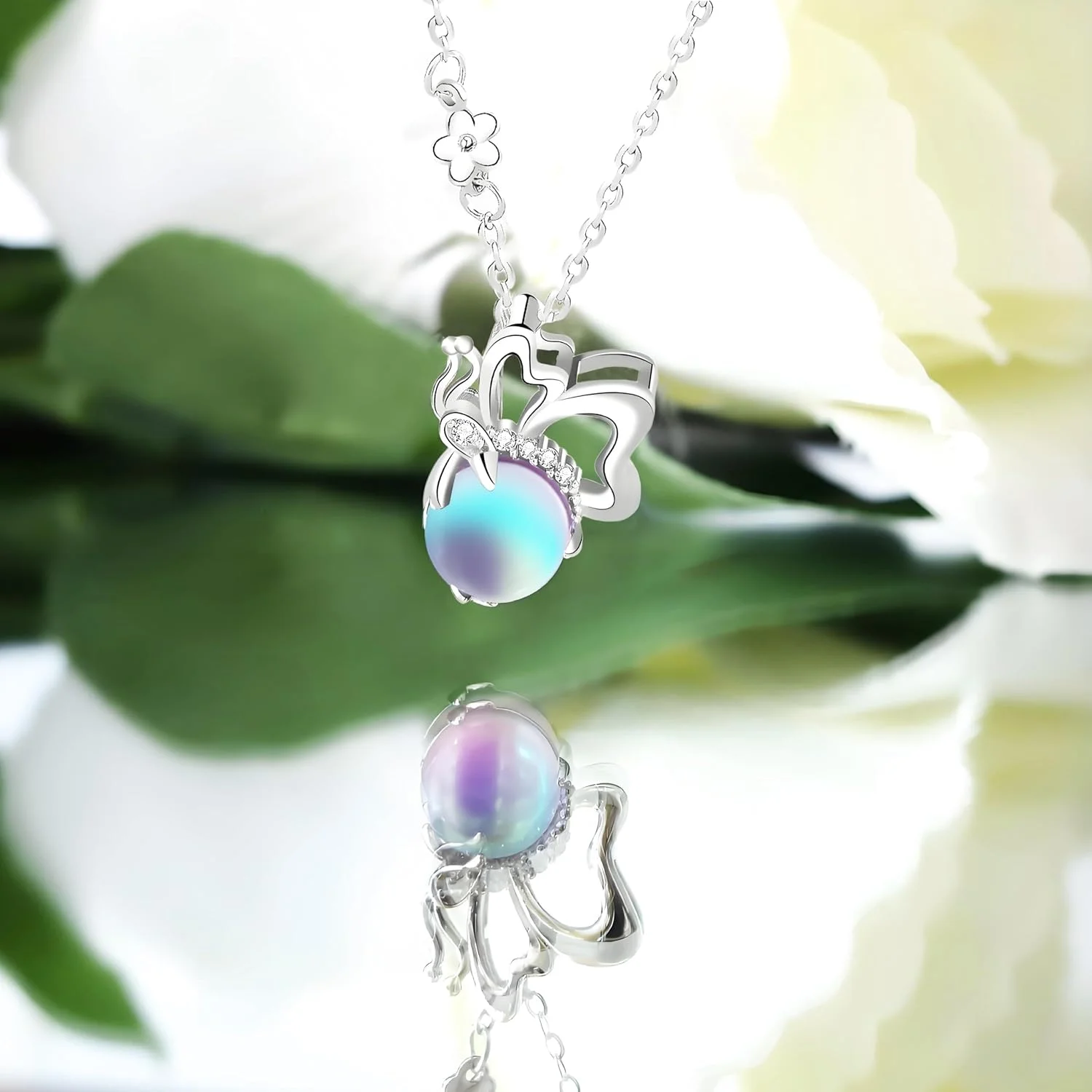 گردنبند پروانه نقره استرلینگ 925 برای زنان، جواهرات ظریف و مینیمالیستی نماد تحول، جعبه هدیه با کارت و پاکت، هدیه ای عالی برای تولد، سالگرد یا روز مادر گردنبند پروانه نقره استرلینگ 925 برای زنان، جواهرات ظریف و مینیمالیستی نماد تحول، جعبه هدیه با کارت و پاکت، هدیه ای عالی برای تولد، سالگرد یا روز مادر