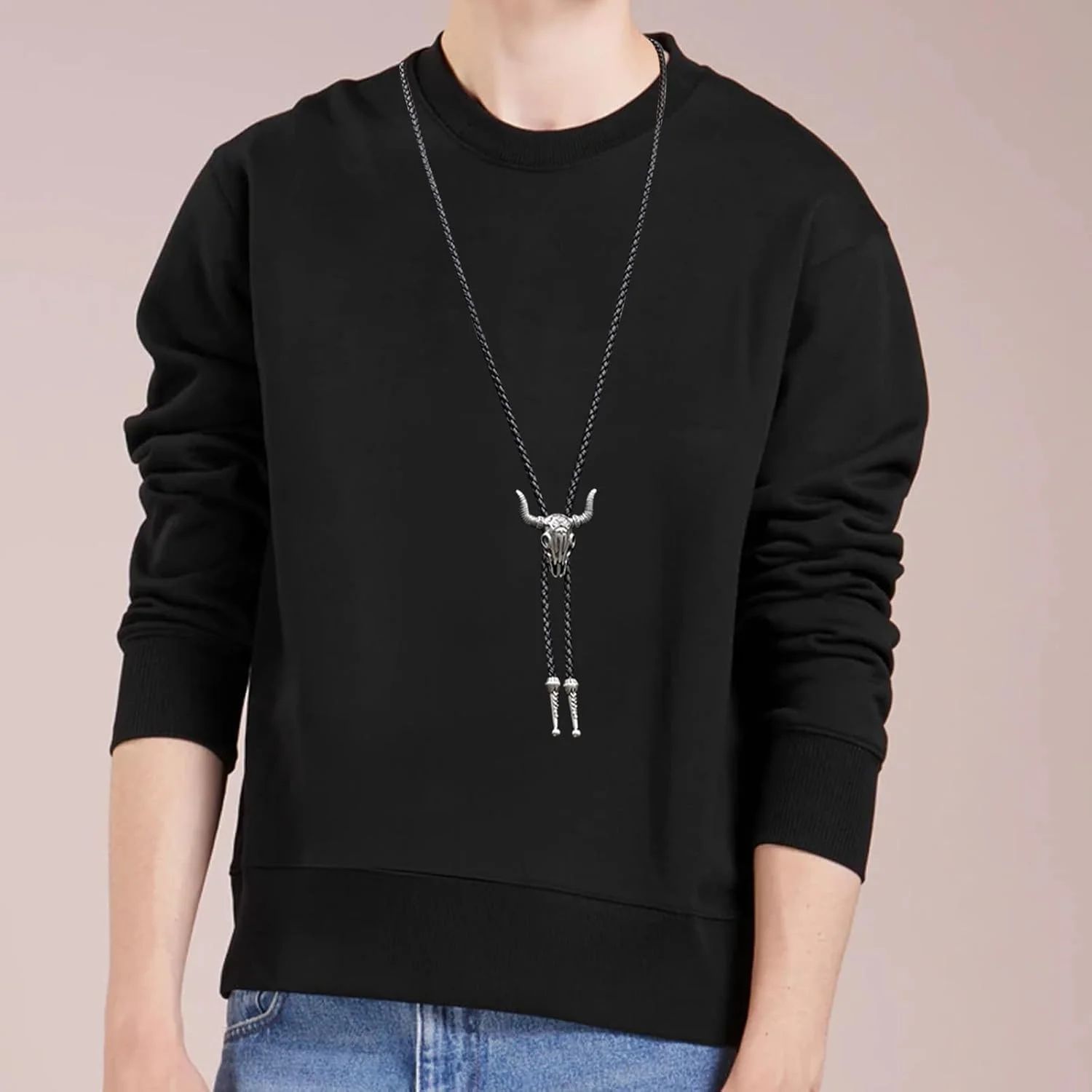 کروات طرح وسترن، گردنبند چرمی کابویی، بند قابل تنظیم برای مردان و زنان، طناب کمندی سبک وینتیج با نوک فلزی، اکسسوری مد وسترن برای نوجوانان و بزرگسالان