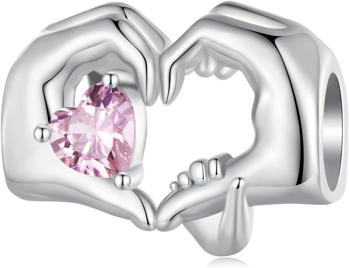 آویزهای نقره استرلینگ 925 طرح مادر برای دستبند و گردنبند - جواهرات DIY طرح قلب، هدیه ای مناسب برای مادر، مادربزرگ، دختر، دوست، خواهر آویزهای نقره استرلینگ 925 طرح مادر برای دستبند و گردنبند - جواهرات DIY طرح قلب، هدیه ای مناسب برای مادر، مادربزرگ، دختر، دوست، خواهر