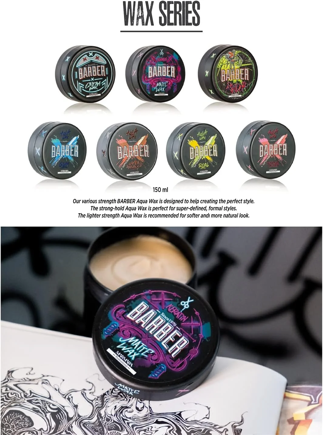 واکس موی آرایشگاهی مارمارا، حالت دهنده مو 100 میلی لیتر، حالت دهنده متوسط، درخشش بالا، حالت خیس، واکس حالت دهنده، ژل موی آرایشگاهی، کرم حالت دهنده موی مردانه، درخشش بسیار بالا واکس موی آرایشگاهی مارمارا، حالت دهنده مو 100 میلی لیتر، حالت دهنده متوسط، درخشش بالا، حالت خیس، واکس حالت دهنده، ژل موی آرایشگاهی، کرم حالت دهنده موی مردانه، درخشش بسیار بالا