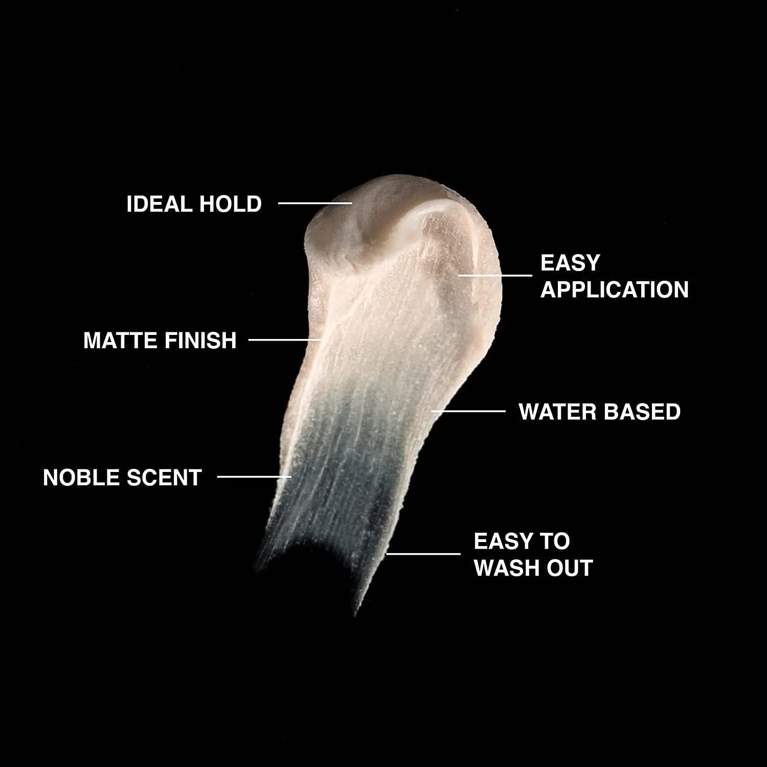 پماد موی مات شارلمانی بر پایه آب - حالت دهنده قوی - بهترین واکس موی مات برای موهای کوتاه یا بلند - آقایان - واکس موی مردانه - خمیر واکس موی مردانه