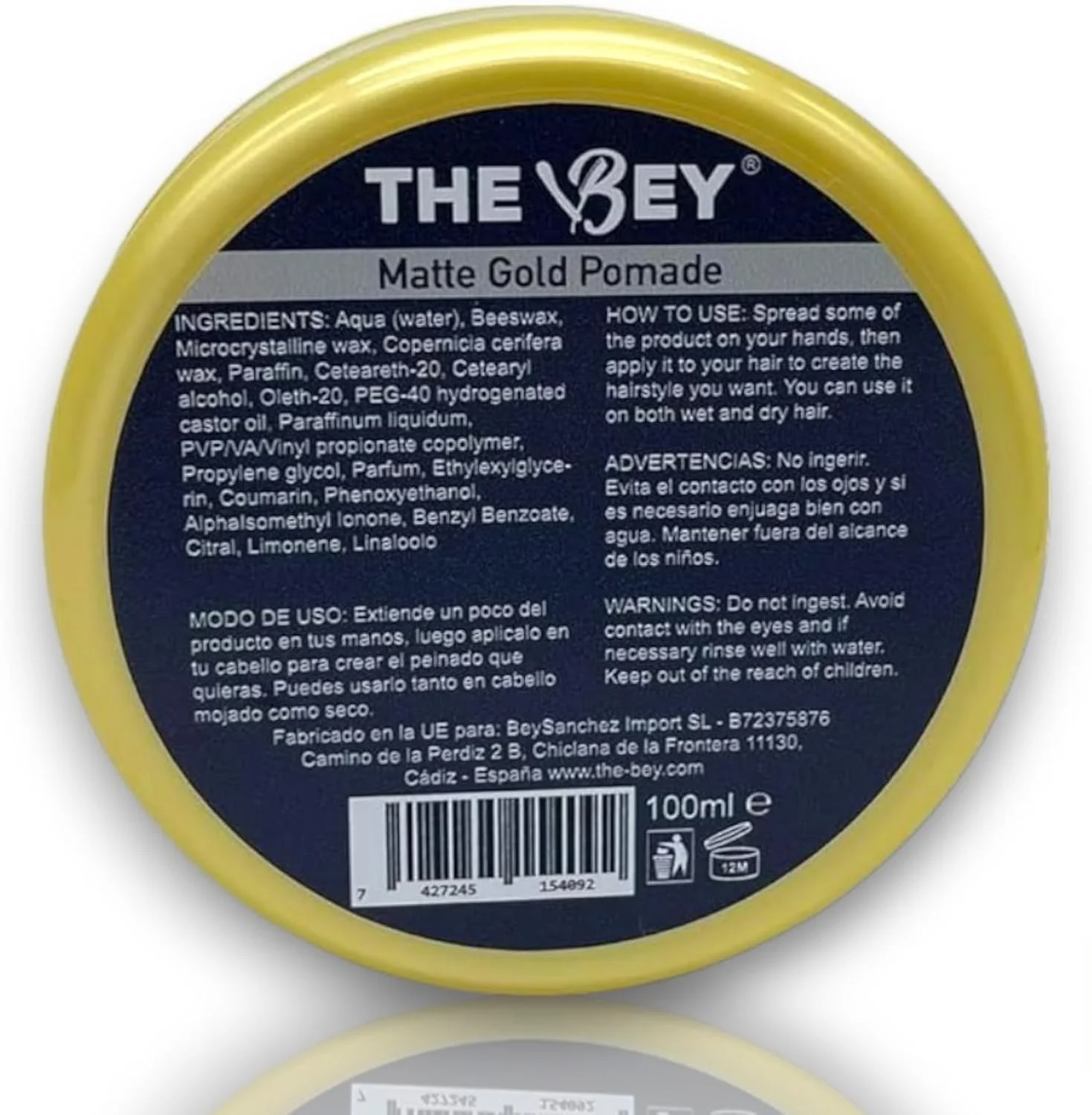 واکس حالت دهنده مو طلایی مات - تثبیت کننده حرفه ای با پوشش مات واکس حالت دهنده مو طلایی مات - تثبیت کننده حرفه ای با پوشش مات