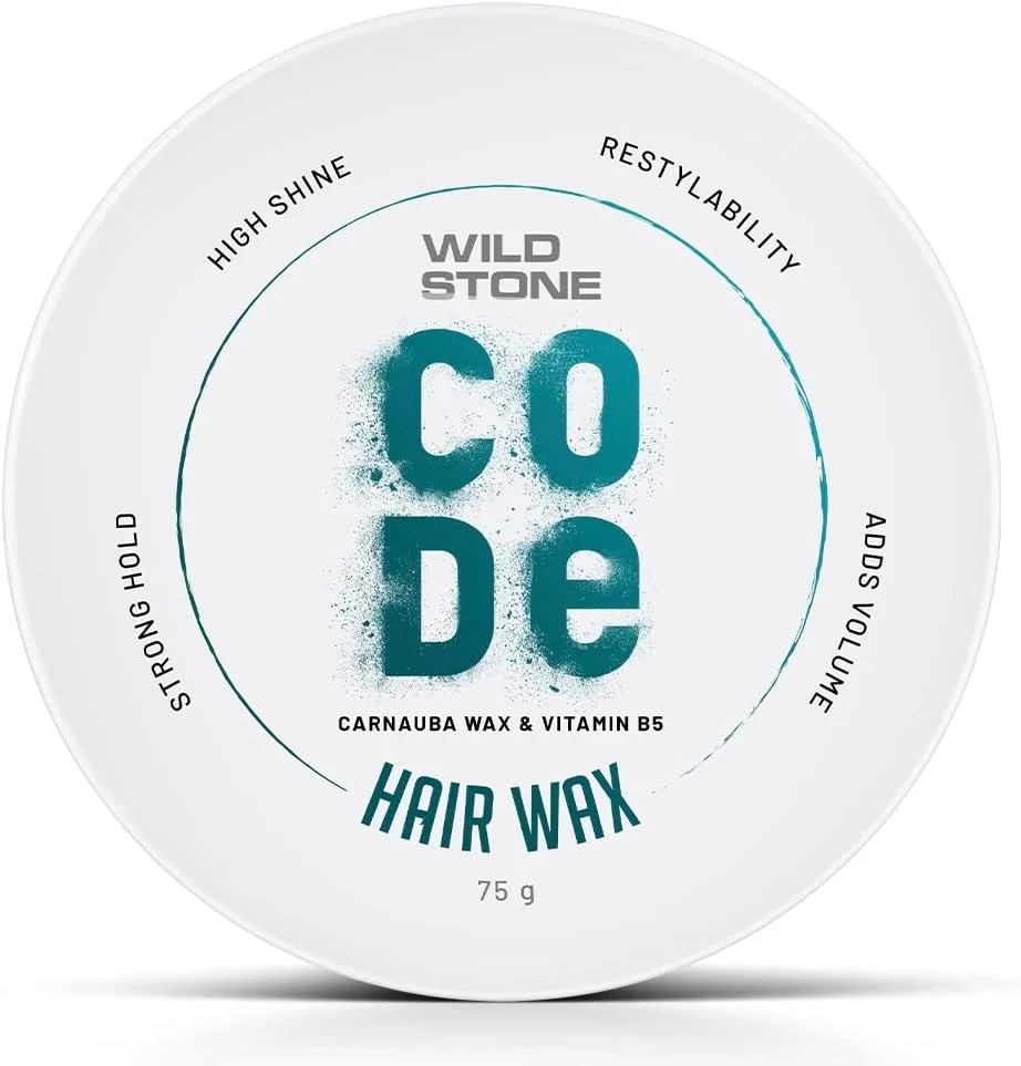 واکس مو مردانه وایلد استون کد، 75 گرم | حالت دهنده قوی و ماندگار | درخشش براق با حجم دهی | قابلیت تغییر حالت آسان | واکس مو بدون مواد شیمیایی مضر | واکس حالت دهنده مو برای مردان