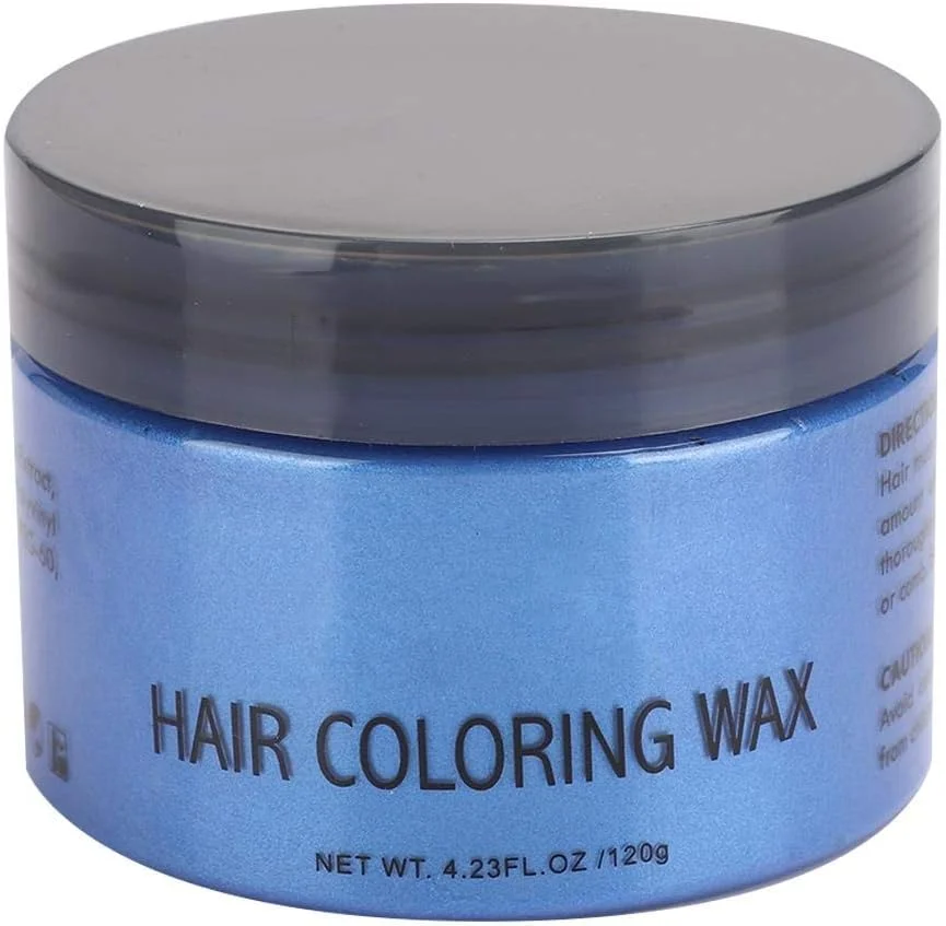 واکس مو رنگی، خمیر رنگ مو، خاک رس رنگ مو آرایشگاه، خمیر رنگ مو، کرم حالت دهنده مو، پماد مو حرفه ای، واکس موی طبیعی ماندگار برای مهمانی و نقش آفرینی (#1)