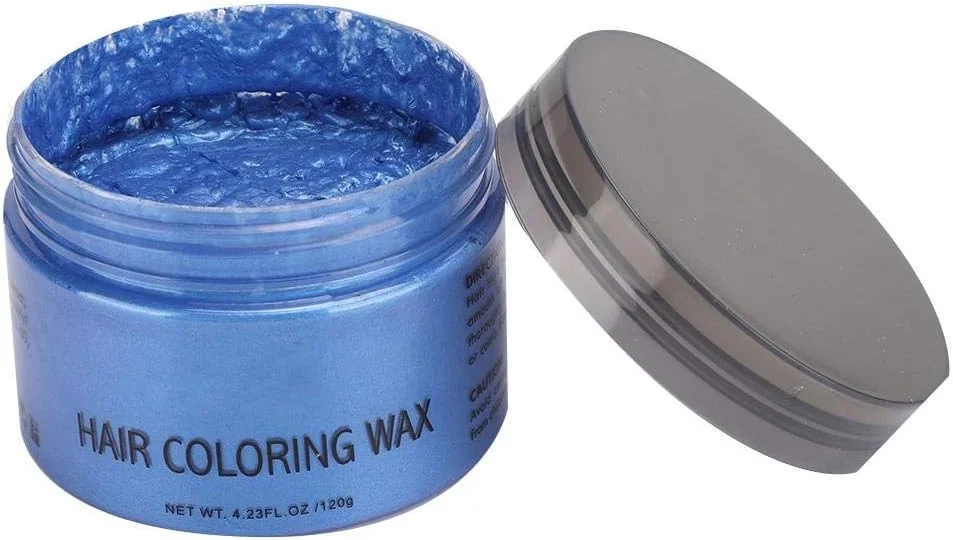 واکس مو رنگی، خمیر رنگ مو، خاک رس رنگ مو آرایشگاه، خمیر رنگ مو، کرم حالت دهنده مو، پماد مو حرفه ای، واکس موی طبیعی ماندگار برای مهمانی و نقش آفرینی (#1)