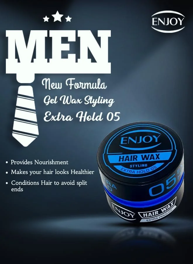 واکس موی قوی شماره 05 آبی 150 میلی لیتر - واکس حالت دهنده قوی برای انواع مو، بدون ایجاد چربی، کنترل طولانی مدت، ایده آل برای استفاده روزانه واکس موی قوی شماره 05 آبی 150 میلی لیتر - واکس حالت دهنده قوی برای انواع مو، بدون ایجاد چربی، کنترل طولانی مدت، ایده آل برای استفاده روزانه