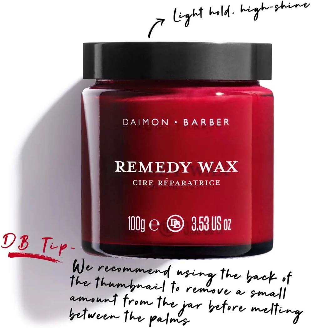 واکس موی درمانی دایمون باربر [100 گرم] – بدون پارابن، وگان، آبرسان مو، با رایحه خیار و ترنج | آرایش و مراقبت از موی مردانه
