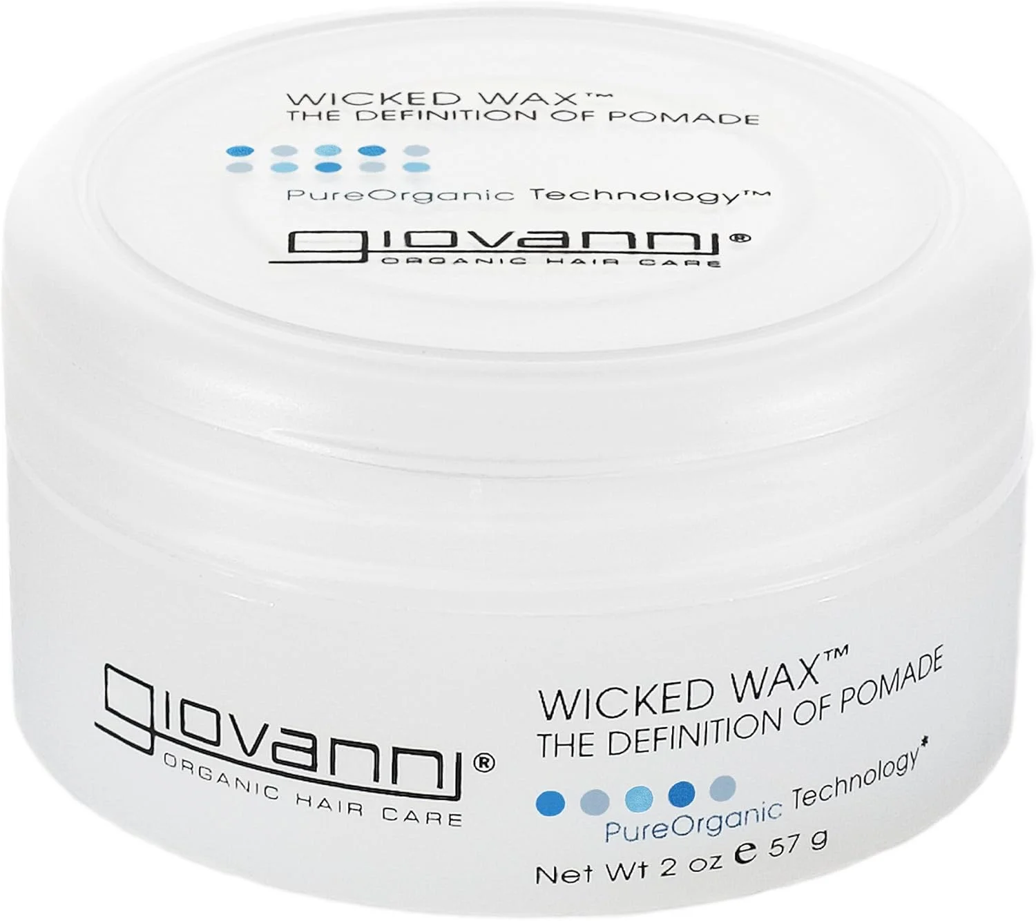 واکس حالت دهنده موی جیووانی ارگانیک، بسته 6 عددی، 2 اونس