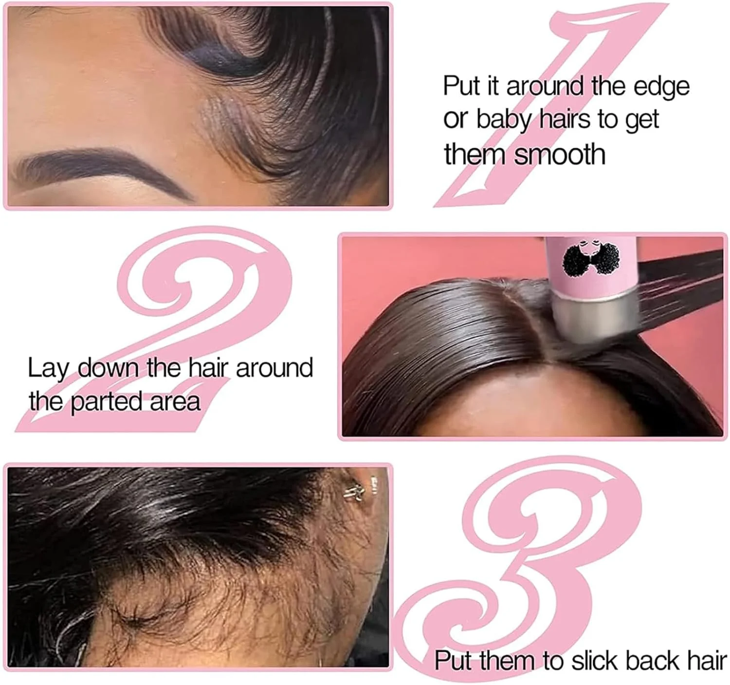 استیک واکس مو Goiple - پماد ماندگار برای حالت دادن، صاف کردن و براق کردن مو، کلاه گیس، از بین بردن موخوره و کنترل وز (76 گرم)