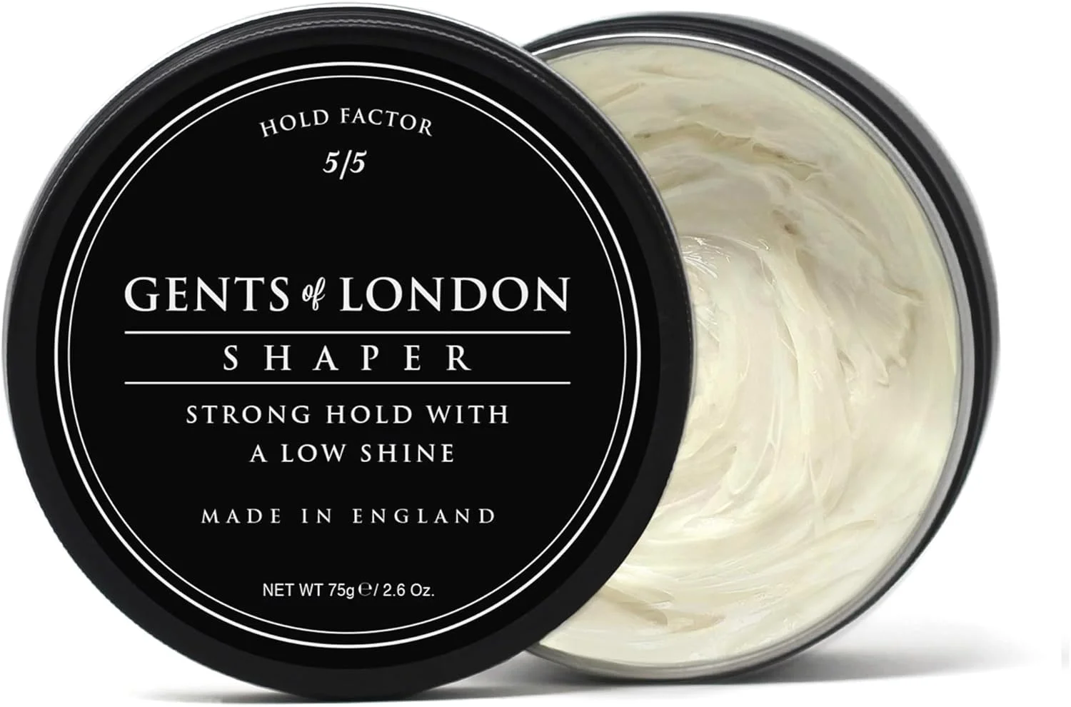 واکس حالت دهنده موی مردانه GENTS OF LONDON، با قدرت نگهداری قوی و درخشش کم