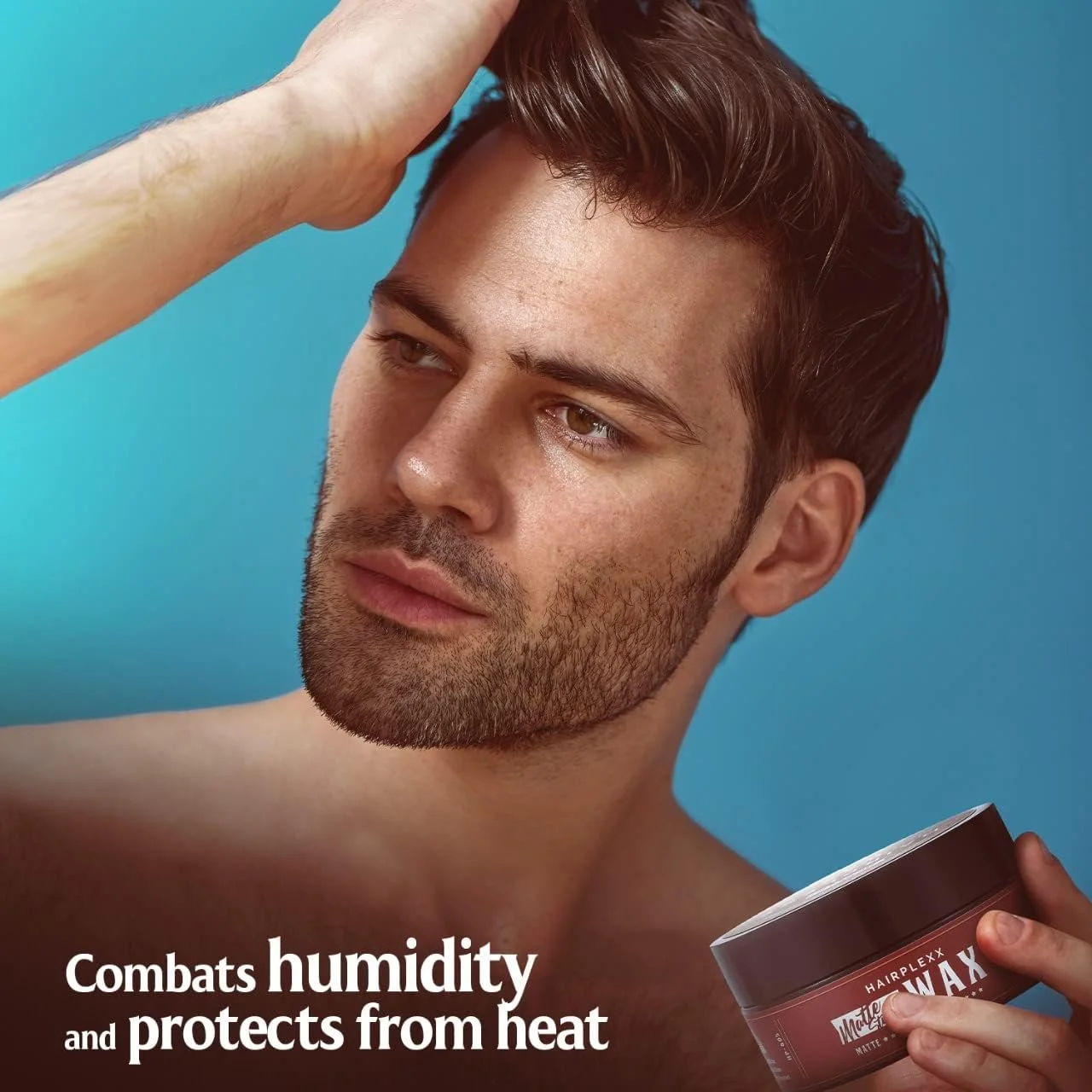 واکس مو مات Hairplexx - خمیر حالت دهنده مو با پرداخت مات، نگهدارنده قوی در تمام طول روز - بهبود بافت و ضخامت برای انواع مو، بدون پارابن 80 میلی لیتر