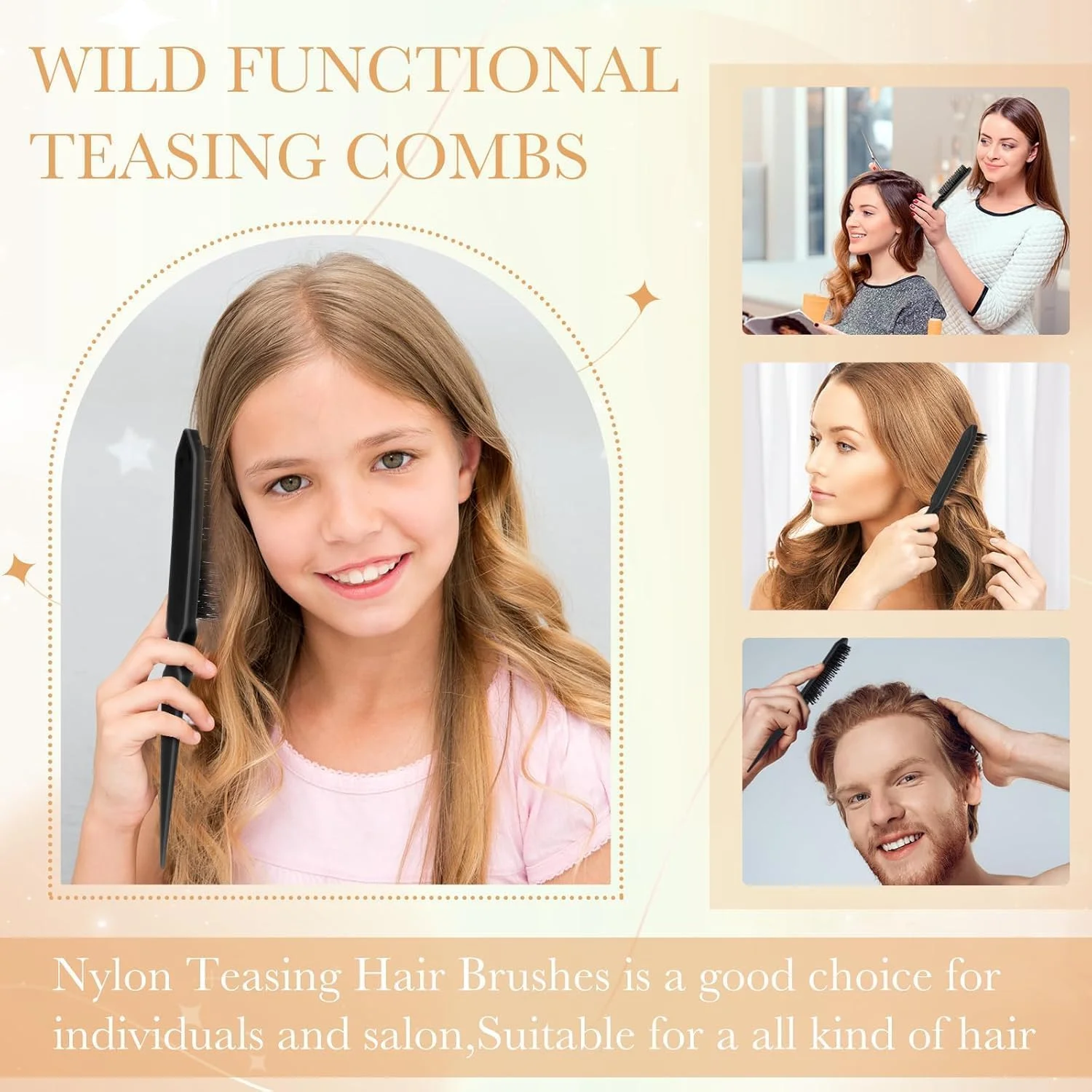 استیک واکس مو IKT برای حالت دادن به موی زنانه، کلاه گیس و مرتب کردن موهای شکسته، حالت دهنده مو برای صاف کردن موهای زائد و وز، غیر چرب به همراه شانه پوش دهنده (بسته 2 عددی)