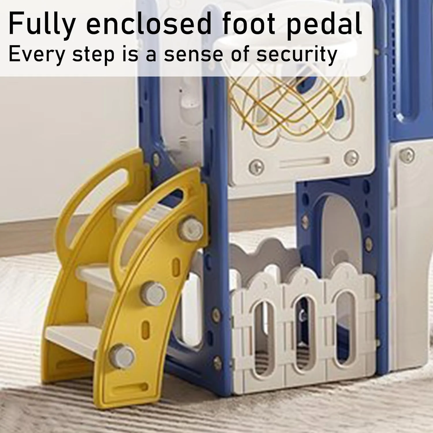 سرسره کودک 9 در 1 SOOFAM، سرسره کودکان برای کودکان بالای 1 سال، مجموعه بازی با حلقه بسکتبال، تلسکوپ، تخته طراحی، زمین بازی سرپوشیده و روباز برای کودکان 1-3 سال (آبی) سرسره کودک 9 در 1 SOOFAM، سرسره کودکان برای کودکان بالای 1 سال، مجموعه بازی با حلقه بسکتبال، تلسکوپ، تخته طراحی، زمین بازی سرپوشیده و روباز برای کودکان 1-3 سال (آبی)