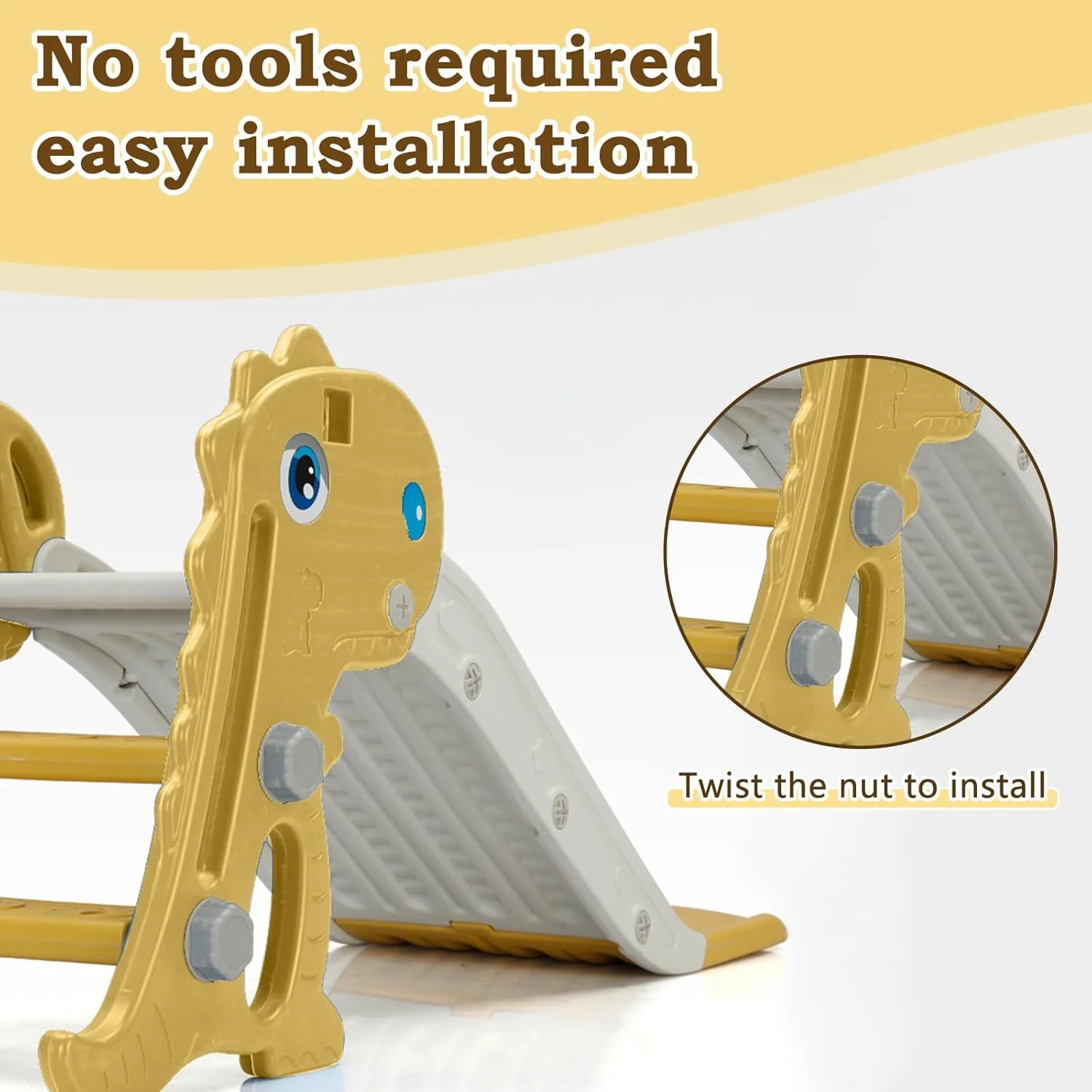 سرسره کودک 3 در 1 SOOFAM، سرسره تاشو سرپوشیده و فضای باز با حلقه بسکتبال، سرسره مستقل کودک با شیب لغزنده فوق العاده طولانی، مناسب برای کودکان پسر و دختر 1-3 ساله سرسره کودک 3 در 1 SOOFAM، سرسره تاشو سرپوشیده و فضای باز با حلقه بسکتبال، سرسره مستقل کودک با شیب لغزنده فوق العاده طولانی، مناسب برای کودکان پسر و دختر 1-3 ساله