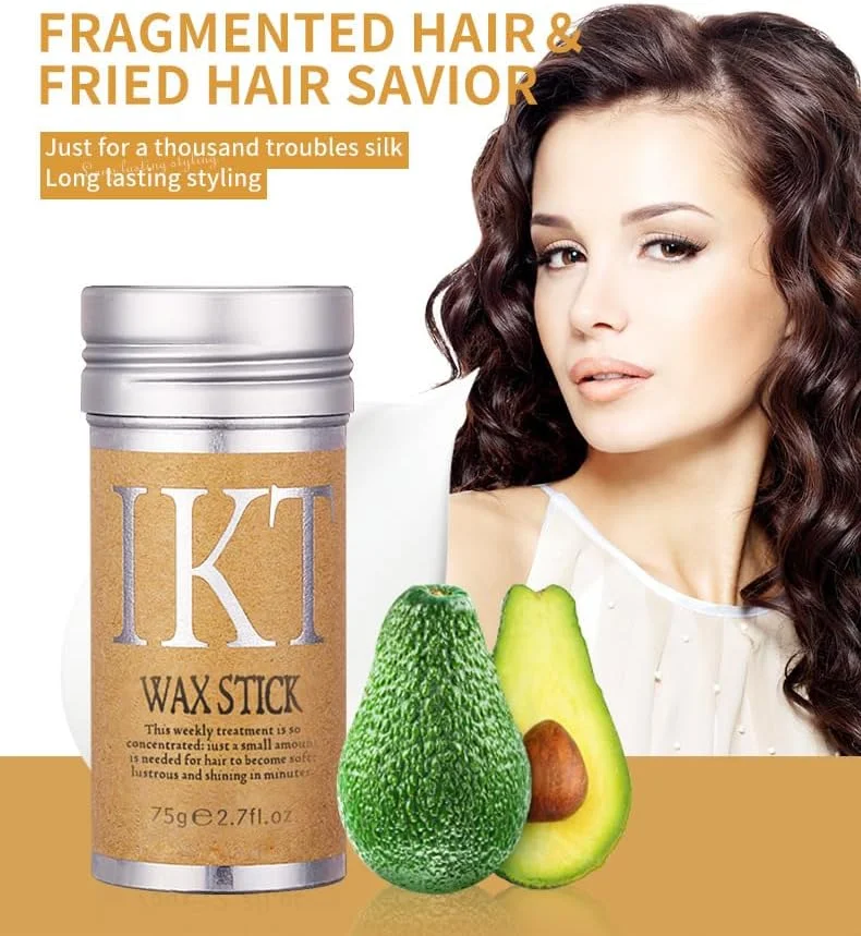 مجموعه حالت دهنده و چسب مو ماندگار - 2 عدد چسب مو، 3 عدد شانه، 2 عدد گیره مو برای کنترل وز، موهای بافته، و مرتب کردن موهای جلوی سر - بدون چربی (شانه قرمز)