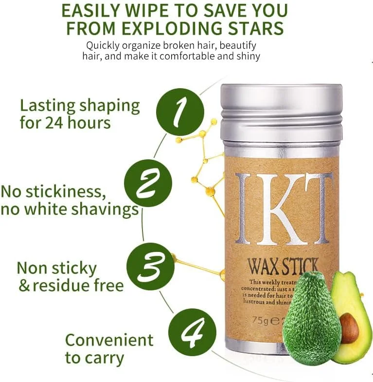 مجموعه حالت دهنده و چسب مو ماندگار - 2 عدد چسب مو، 3 عدد شانه، 2 عدد گیره مو برای کنترل وز، موهای بافته، و مرتب کردن موهای جلوی سر - بدون چربی (شانه قرمز)