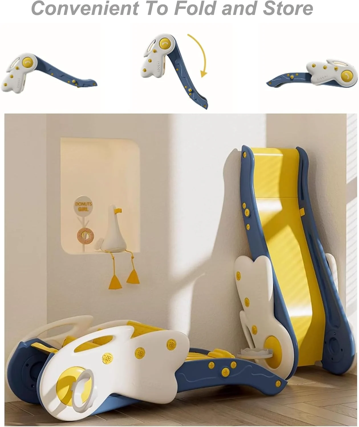 سرسره کودک، سرسره و صخره نوردی کودک با حلقه بسکتبال، مجموعه بازی کودک با شیب بلند، برای پسران و دختران 0-4 سال، زمین بازی محکم برای داخل و خارج از خانه (gg230) سرسره کودک، سرسره و صخره نوردی کودک با حلقه بسکتبال، مجموعه بازی کودک با شیب بلند، برای پسران و دختران 0-4 سال، زمین بازی محکم برای داخل و خارج از خانه (gg230)