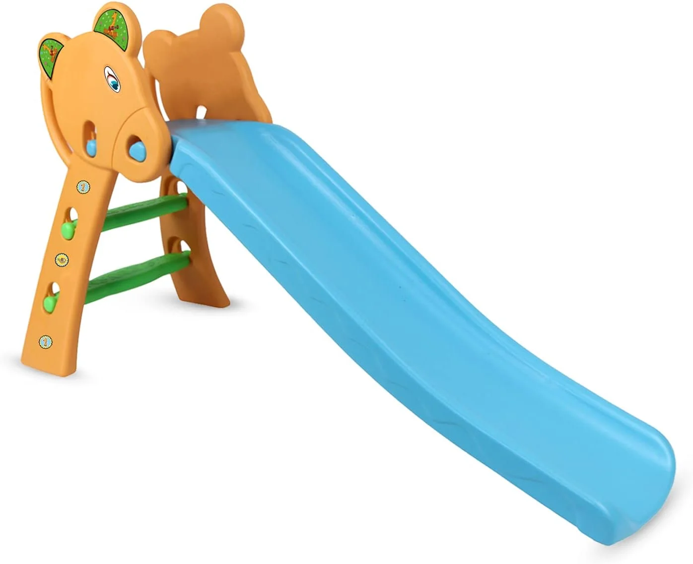 سرسره تاشو باغی وببی، نارنجی و آبی، اسباب بازی برای کودکان سرسره تاشو باغی وببی، نارنجی و آبی، اسباب بازی برای کودکان