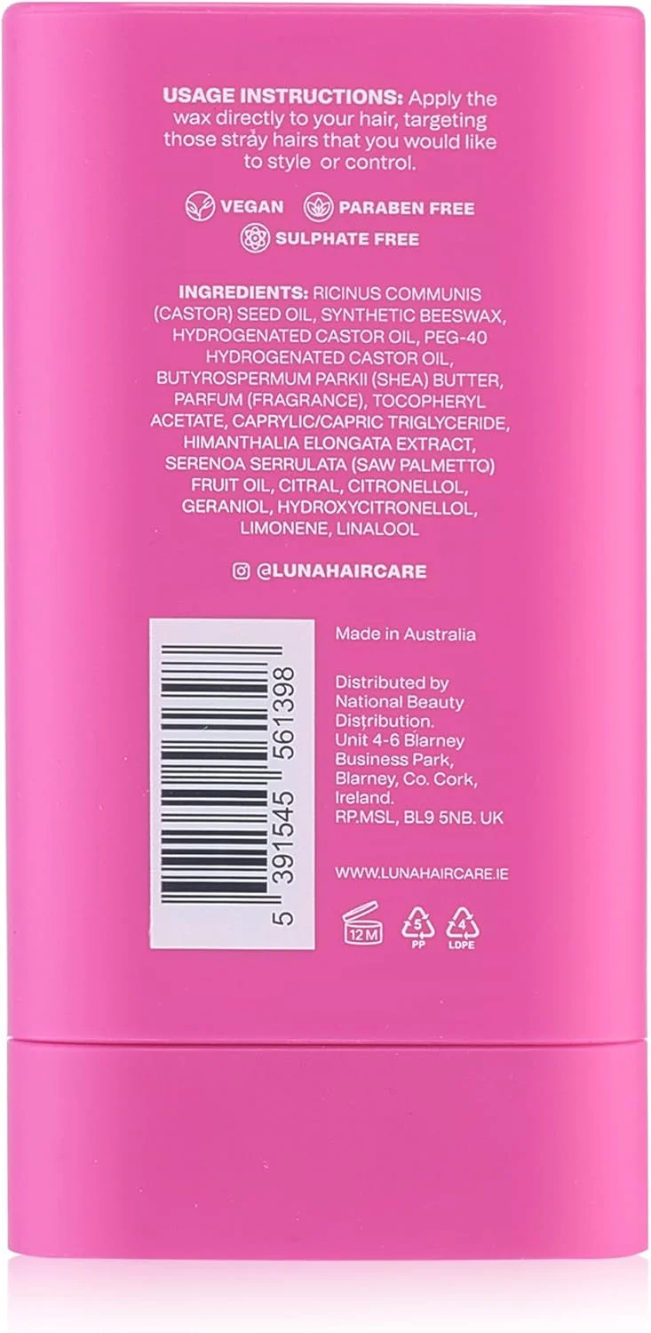 استیک واکس مو Stray Tamer - ابزار حالت دهنده قابل حمل با فرمول غیر چرب برای درخشش بالا و حالت پذیری انعطاف پذیر - استیک واکس مسافرتی برای مرتب کردن مو و ایجاد ظاهری براق 20 گرم