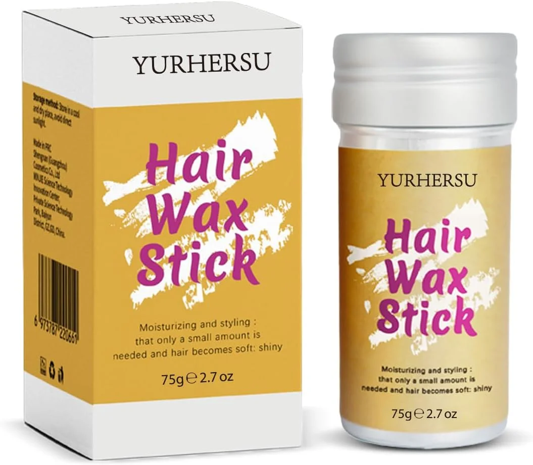 استیک واکس مو، استیک حالت دهنده مو برای حالت دادن به مو، مرطوب کننده غیر چرب ضد وز مو برای زنان، مردان و کودکان، بدون الکل، بدون فلزات سنگین، 75 گرم