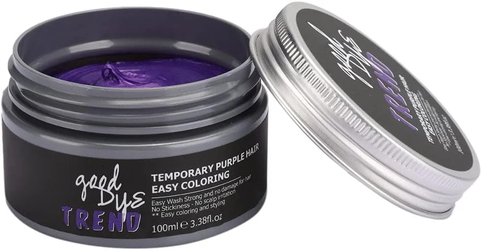 موم رنگ مو موقت مویت، مدلینگ مو رنگ بنفش، پماد حالت دهنده مو یکبار مصرف