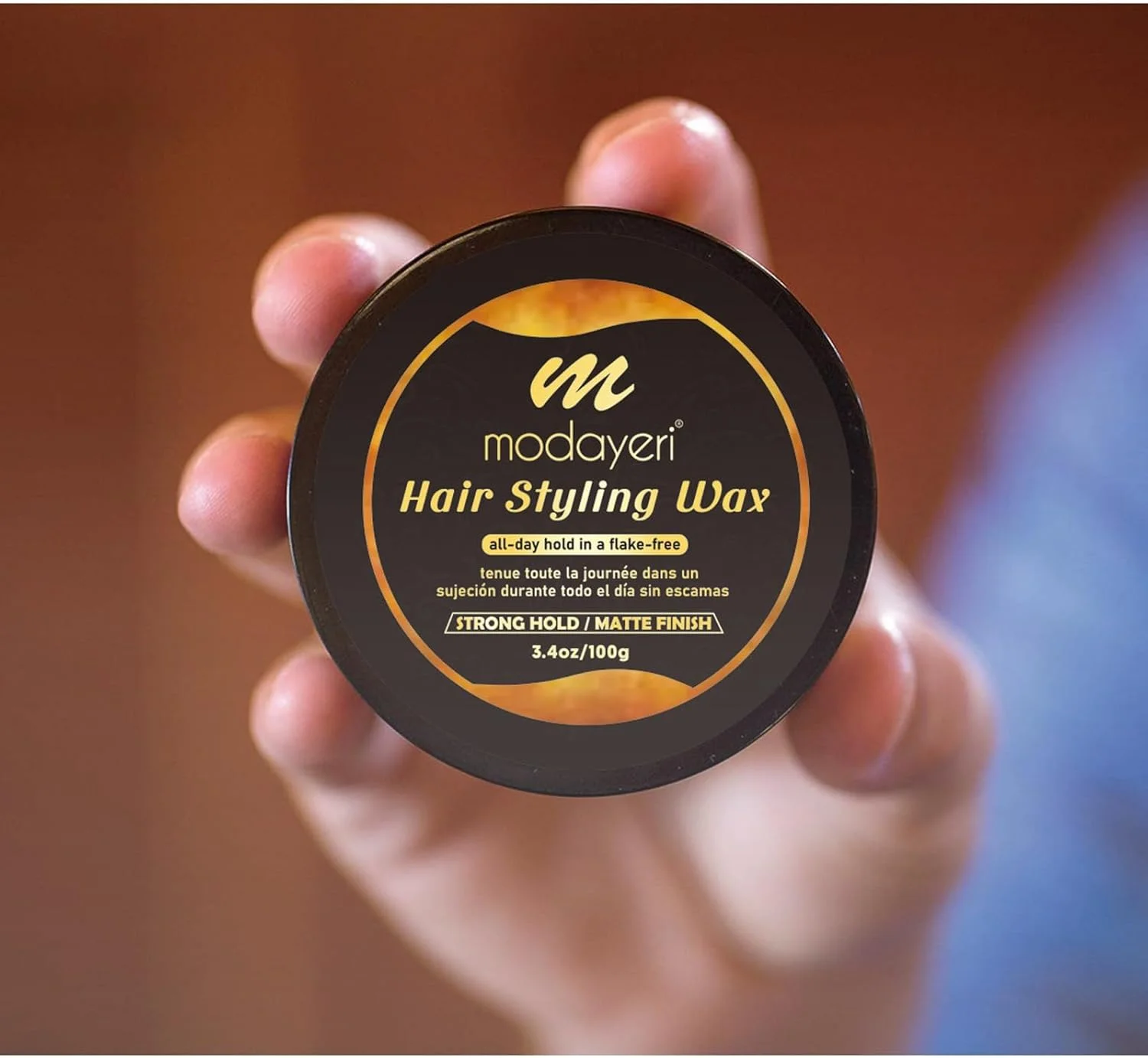 واکس مو - پماد حالت دهنده با قدرت نگهداری قوی برای آقایان و بانوان، مغذی و محافظت کننده، حالت دهنده با نمای مات 100 میلی لیتر